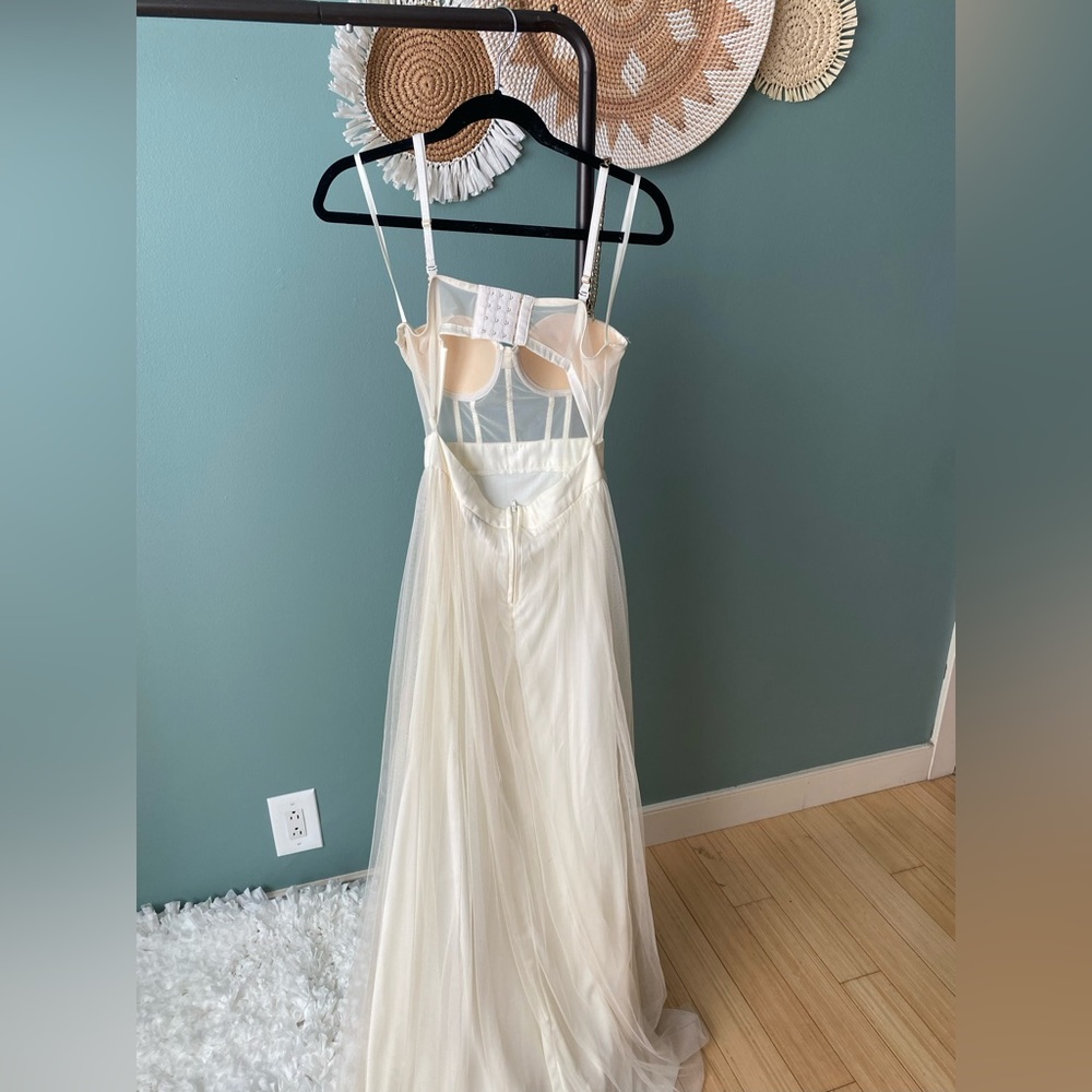 Creme Long formal dress from Winsdor